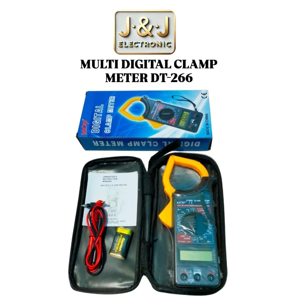 Jual DIGITAL CLAMP MULTIMETER / TANG AMPERE DIGITAL / TANG AMPERE DT ...