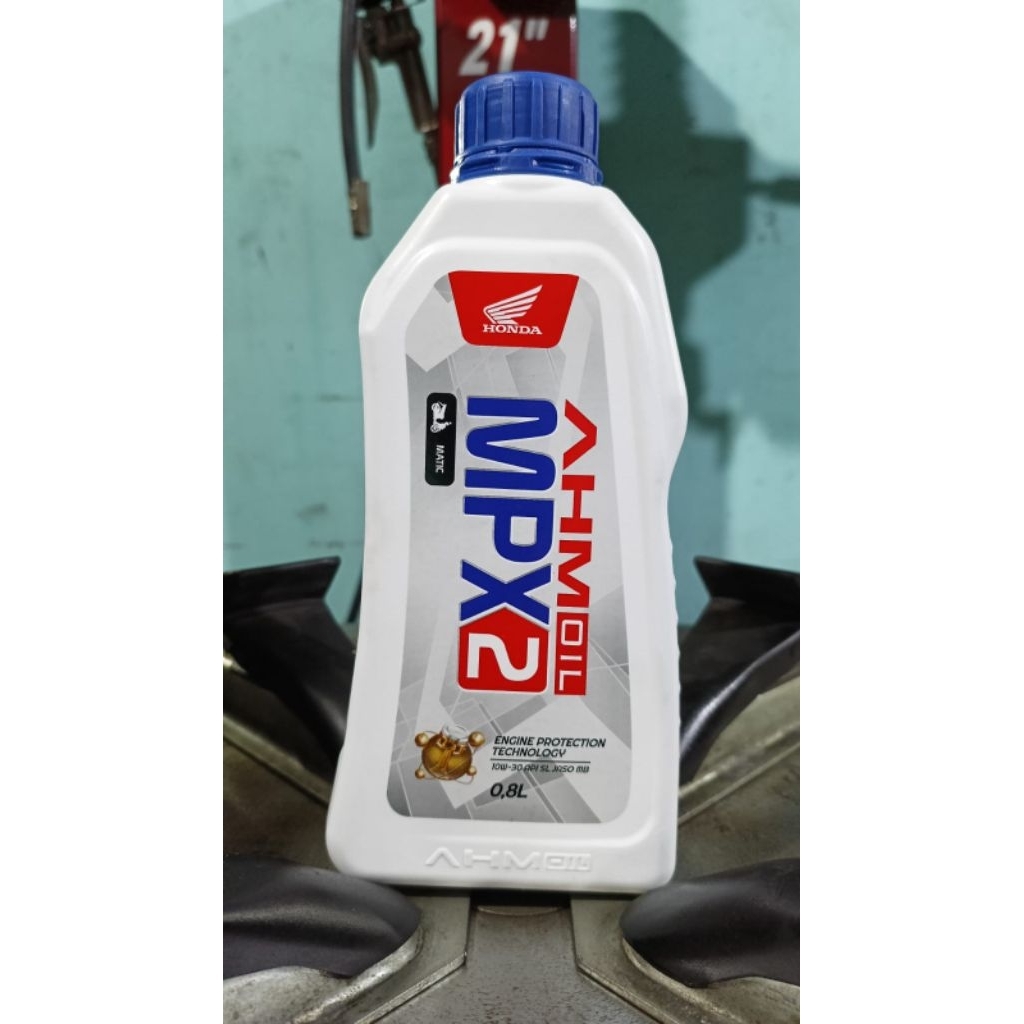 Jual AHM OIL MPX2 0,8L Oli Mpx2 untuk motor Beat Scoopy & all matic ...