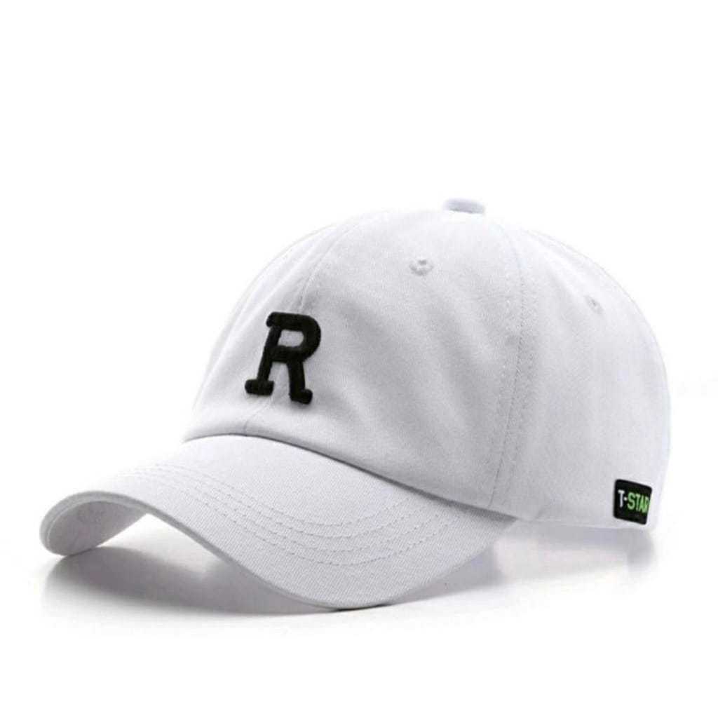 Jual New Produk Topi Pria Dan Wanita Dewasa Bordir Huruf R /Topi Huruf ...