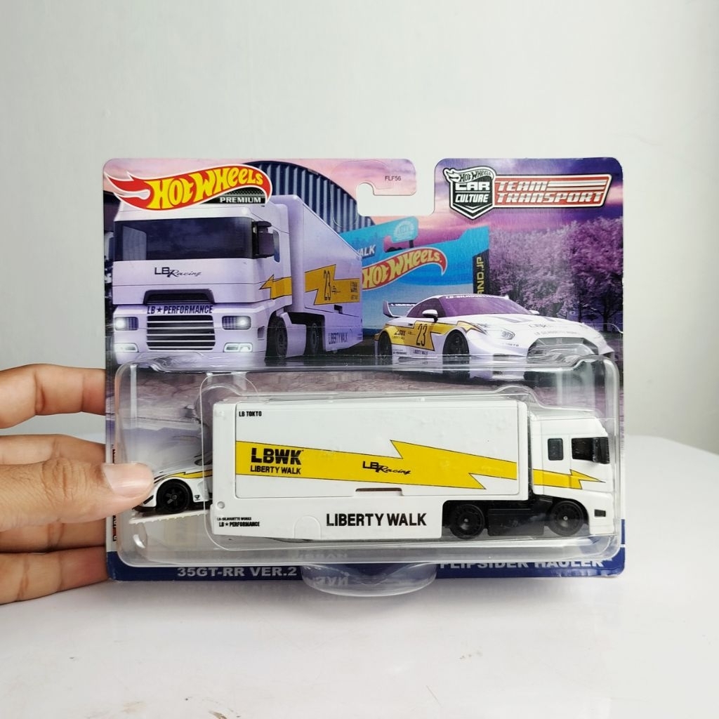 Jual Hotwheels Team Transportasi LBWK Nissan R35 Flipsider Hauler ...
