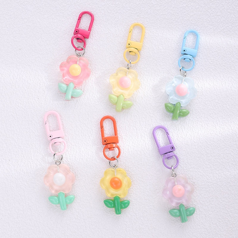 Jual Kasing Keychain Bunga Liontin Kreatif Gadis Kreatif Aksesori Bunga ...