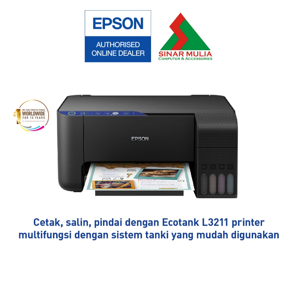 Jual Epson EcoTank L3211 - All-in-One Ink Tank Printer | Shopee Indonesia