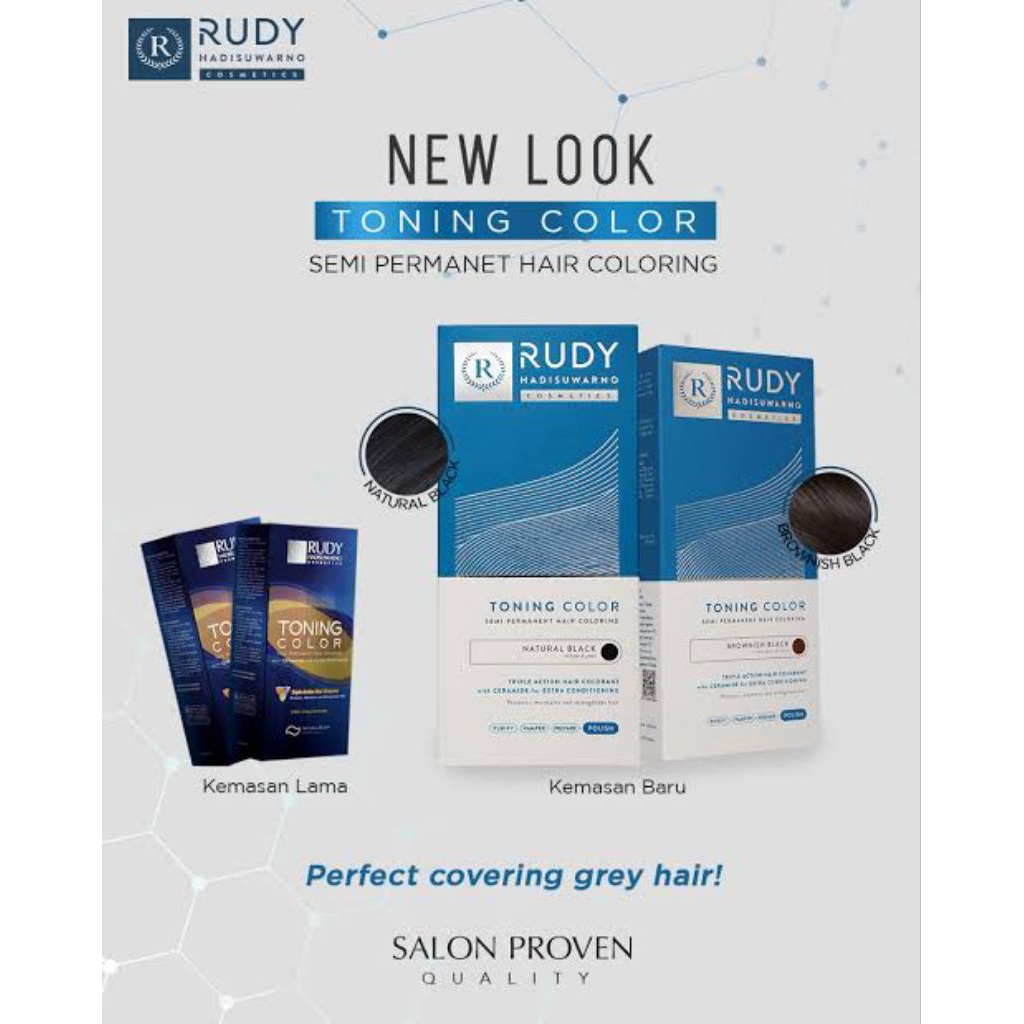Jual RUDY HADISUWARNO HAIR TONING 60ml - Pewarna Rambut | Shopee Indonesia