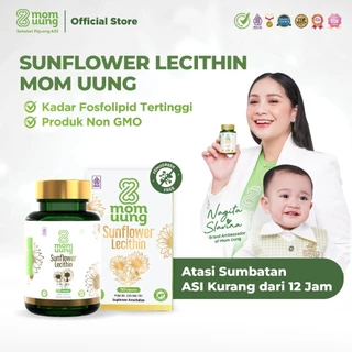 Mom Uung Sunflower Lecithin 30 Kapsul Melancarkan Sumbatan ASI - Non GMO - BPOM Halal