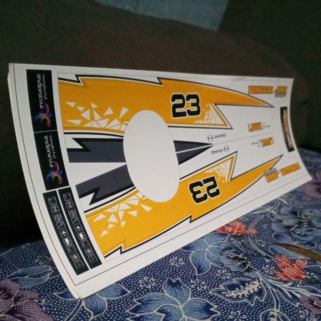 Jual stiker sticker livery belum dicutting untuk miniatur bis bus rkc ...