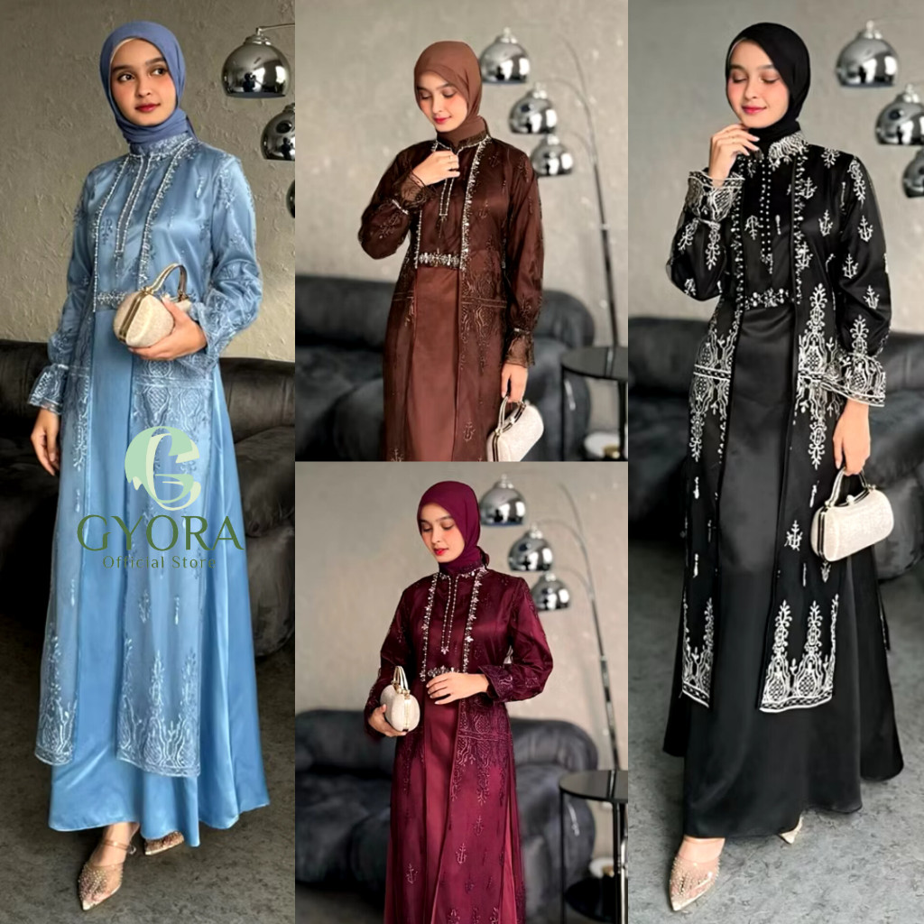 Jual GYORA SPECIAL PRICE GAMIS KONDANGAN BRUKAT PREMIUM DRESS KOREAN ...