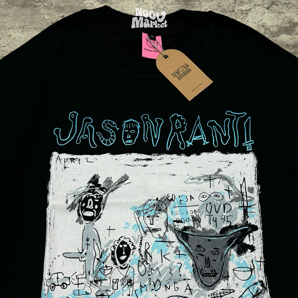 Jual T-Shirt JASON RANTI - RAJIN IBADAH BLACK | Official Merchandise ...