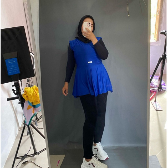 Jual Rompi Rok Jersey Tanpa Lengan Wanita Atasan Olahraga Outdoor Sport ...