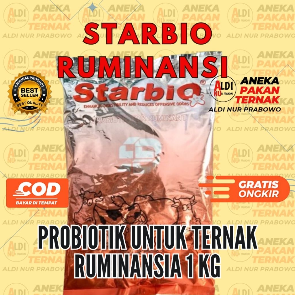Jual Starbio – Probiotik untuk Ternak Ruminansia Kemasan 1 kg Untuk ...