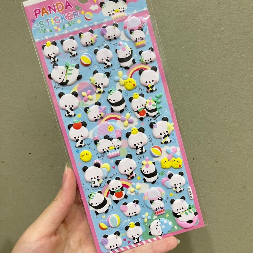 Jual Stiker Panda Timbul | Shopee Indonesia