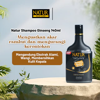 Natur Shampoo Extract Ginseng 140 ml - Anti Hair Fall / Mengurangi Rambut Rontok