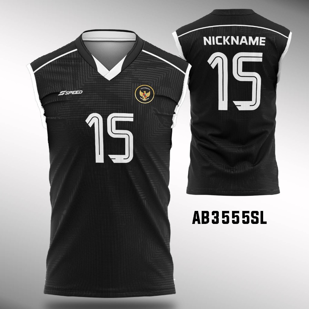 Jual Jersey Voly Timnas Indonesia Terbaru 2025 custom - Warna Hitam ...