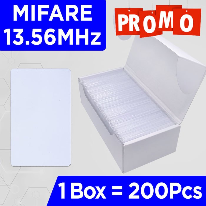 Jual BIOFINGER Kartu RFID MIFARE 13.56Mhz Classic IC Card 1K NXP NFC-A ...