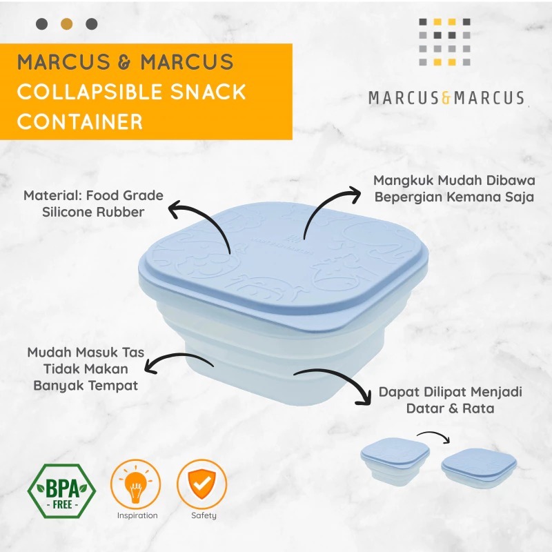 Jual Marcus & Marcus Snack Collapsible Snack Container / Snack ...