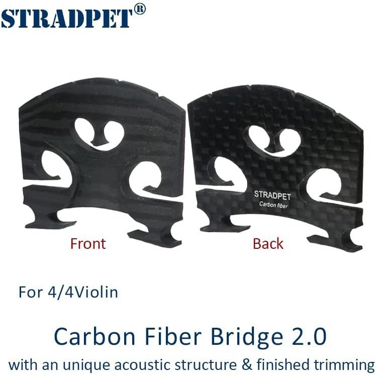 Jual Bridge Biola Violin Stradpet Carbon Fiber 3/4 4/4 | Shopee Indonesia