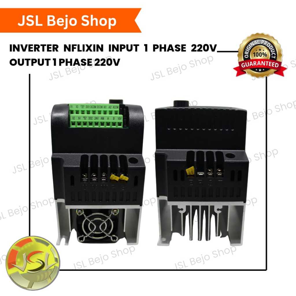 Jual VFD AT2 Inverter Input 1 Ph 220V Output 1 Ph 220V For Motor Dinamo ...
