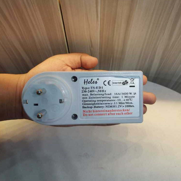 Jual Timer Colok Heles Digital Tipe TS-ED1 / Timer FORT Digital / Alat ...