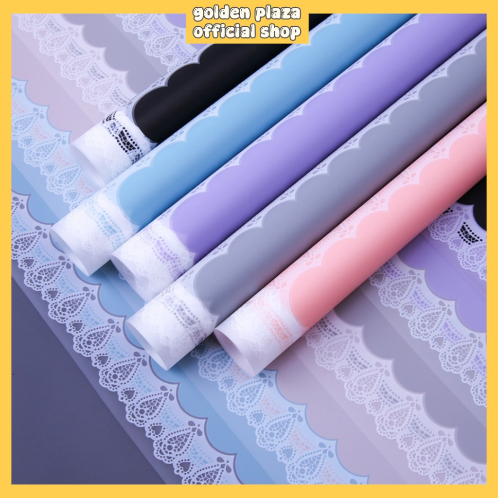 Jual Kertas Bunga Motif Renda Warna Flower Wrapping Paper Renda Kertas ...