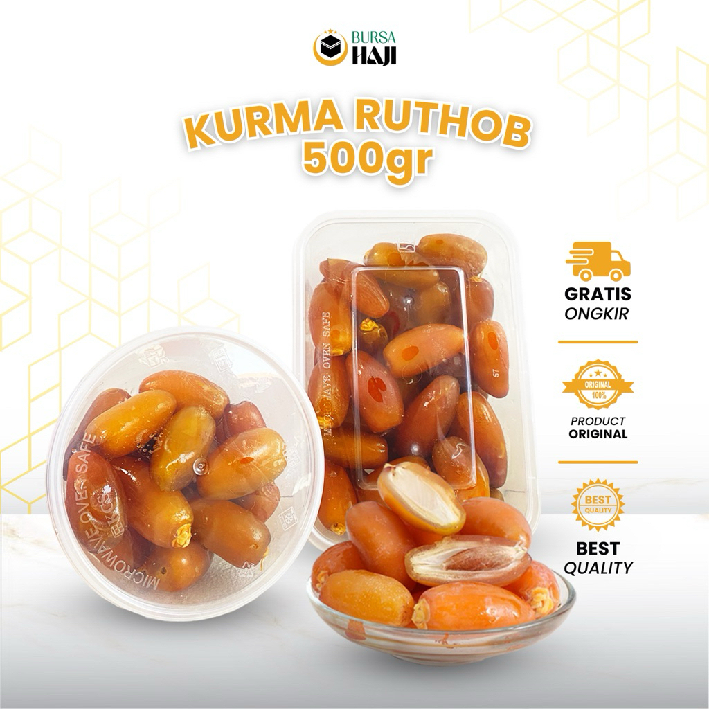 Jual Kurma Korma Ruthob Ruthab Basah dan Segar Premium 500 Gram Asli ...