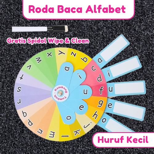 Jual Roda Baca Putar Alfabet Hijaiyah Mainan Edukasi Anak Belajar ...