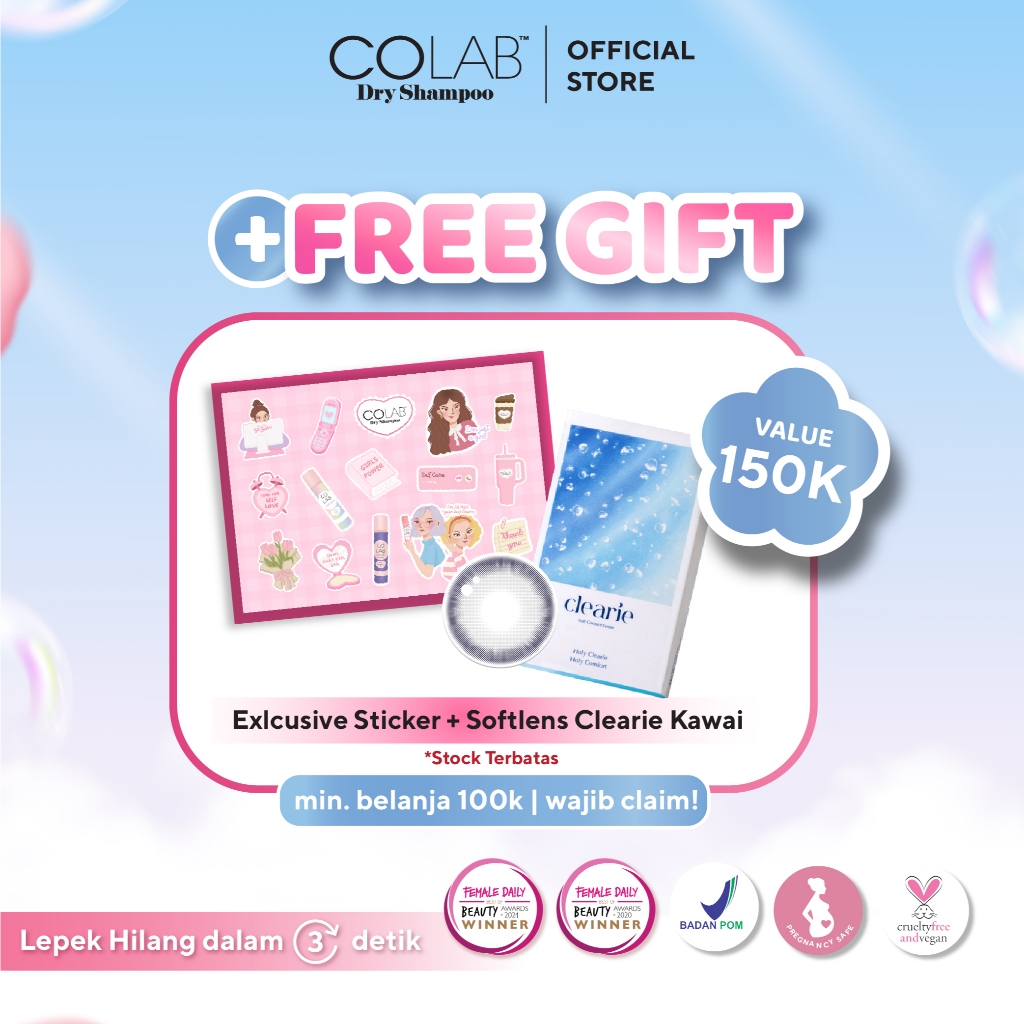 Toko Online Colab Dry Shampoo Official Shop | Shopee Indonesia
