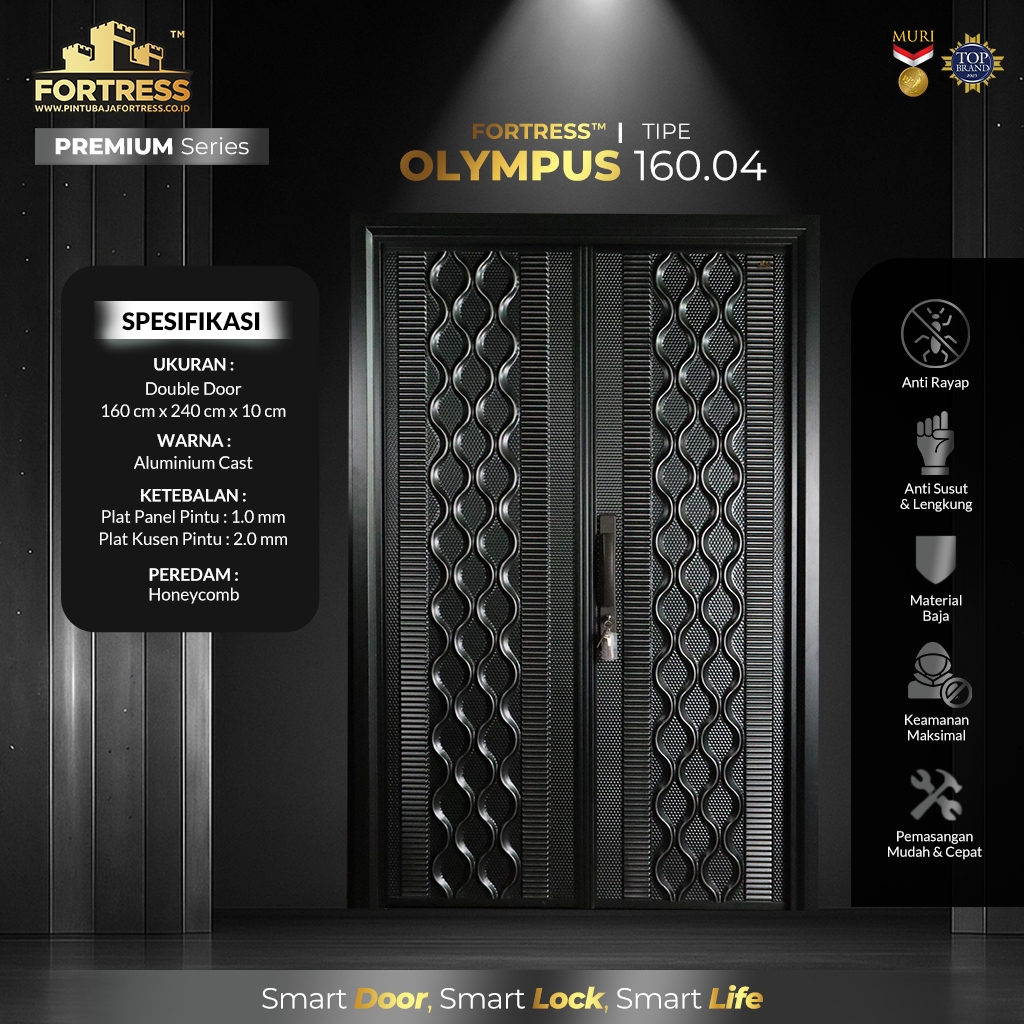PINTU BAJA FORTRESS TYPE OLYMPUS 100, 130, 160 (SPECIAL DOOR) - LUAR JABODETABEK