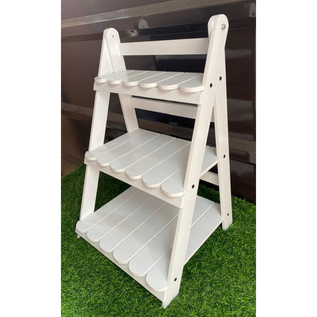 Jual rak display dekorasi wedding\dessert table\caffe\ruang tamu 53cm ...