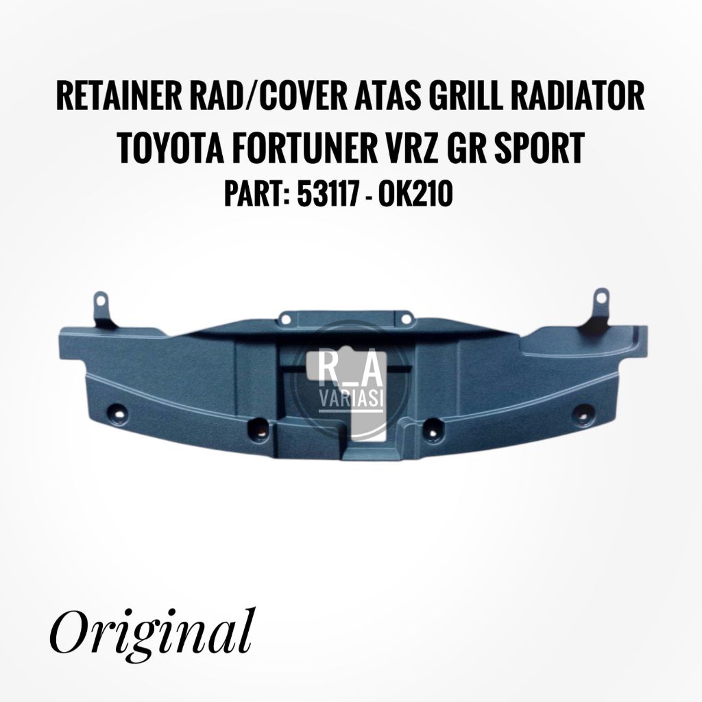 Jual Retainer Rad Grill/ Cover Atas Grill Radiator Fortuner Vrz GR ...