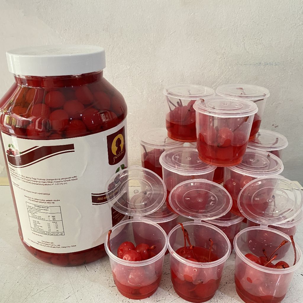 Jual Cherry tangkai isi 10 pcs | cherry merah tangkai | ceri merah ...