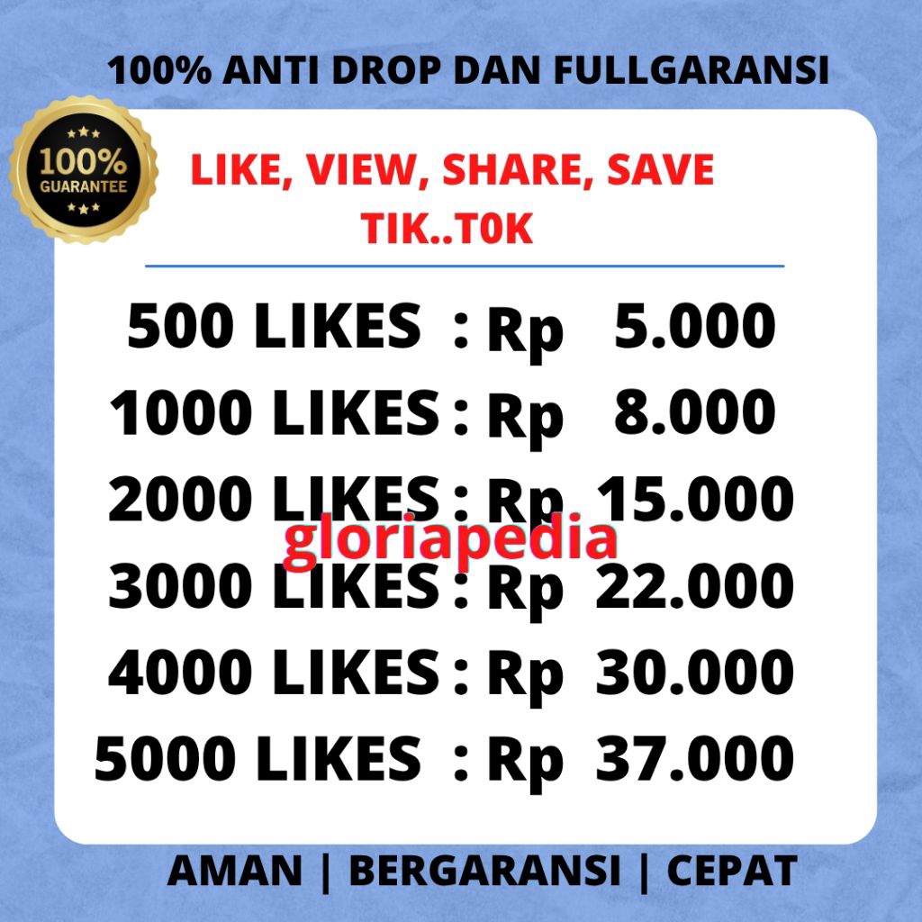 Jual Likes View Tik--T0k Real Aktif Permanen Bergaransi ANTI DROP ...