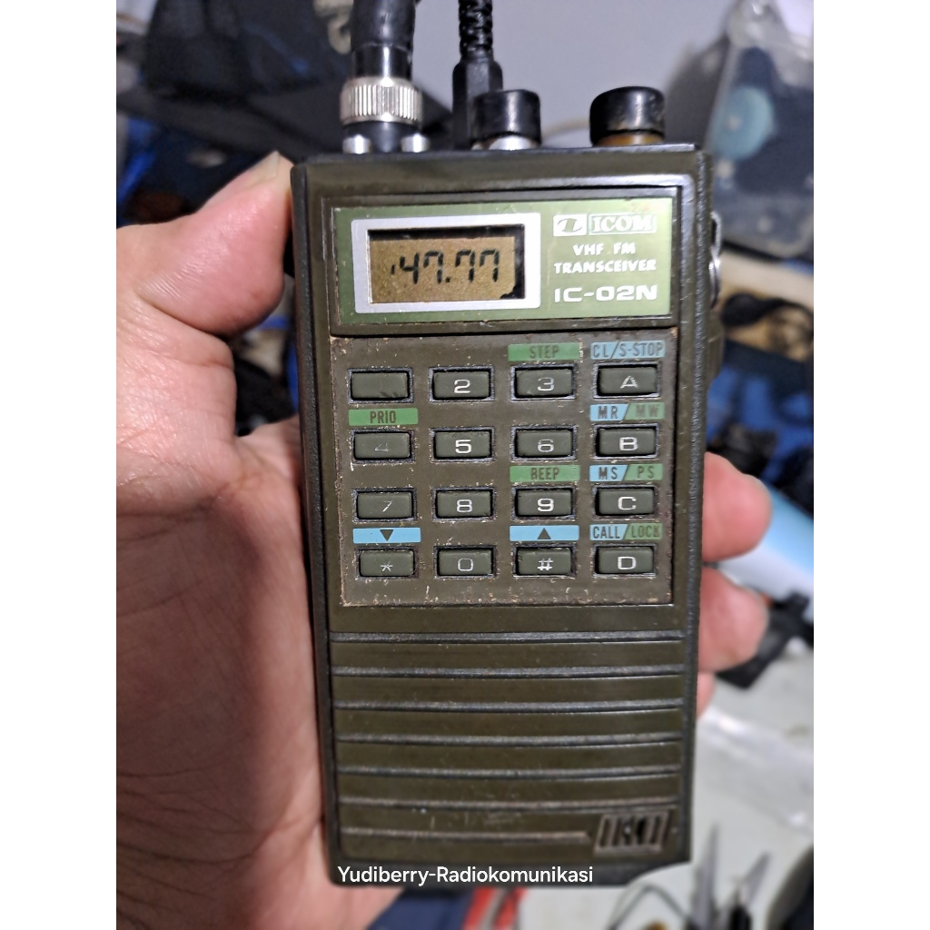 Jual HT ICOM IC2N LEGENDARIS ICOM IC-02N NORMAL FISIK MULUS ICOM IC02N ...