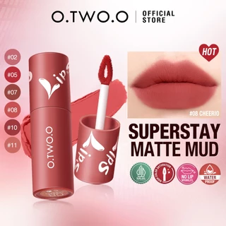 【Shopee Live 】O.TWO.O Velvet Matte Liptint Lip & Cheek Mud Lip Gloss