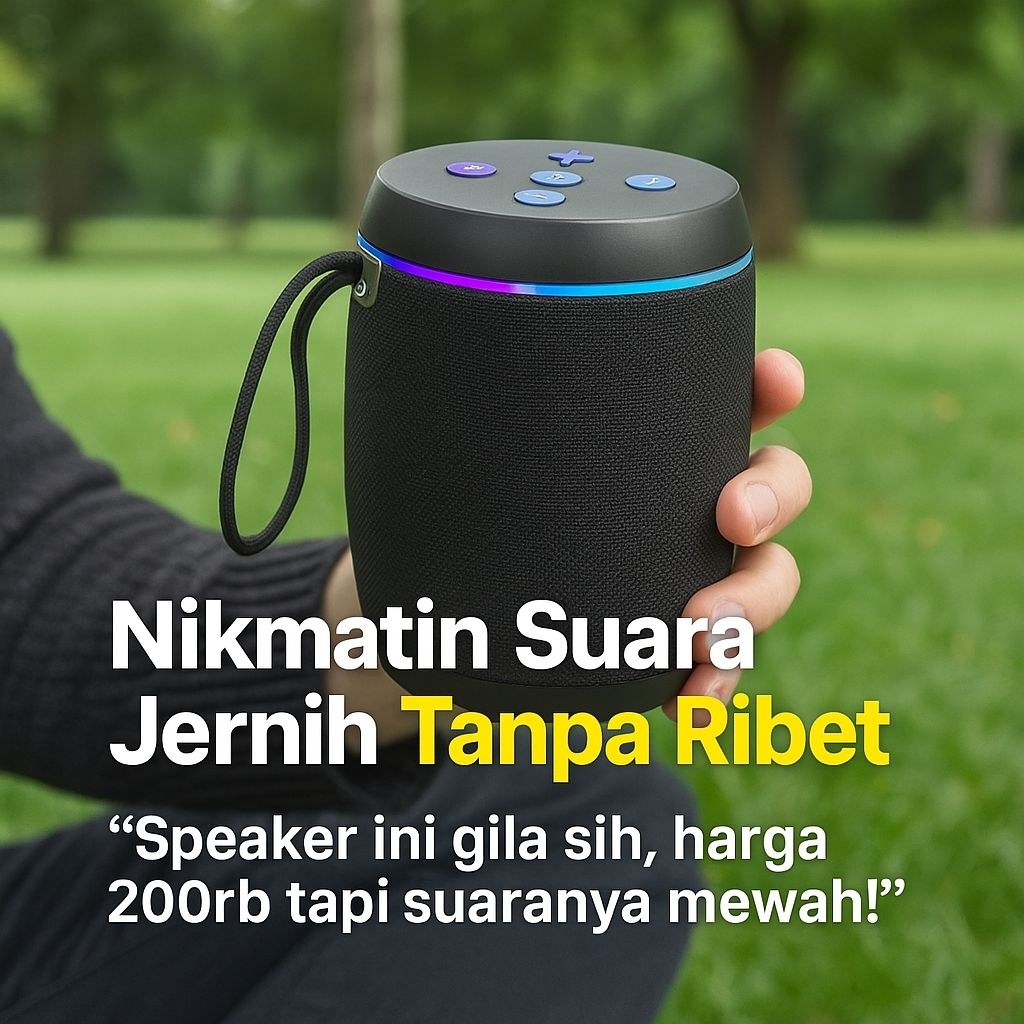Jual SPEAKER BLUETOOTH TABUNG FULL BASS NYAMAN DI TELINGA SUARA KENCANG ...