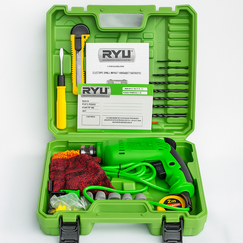 Jual PROMO BANGET!! RYU MESIN BOR 10 MM SET 22 PCS RDR 10-3 REB ...