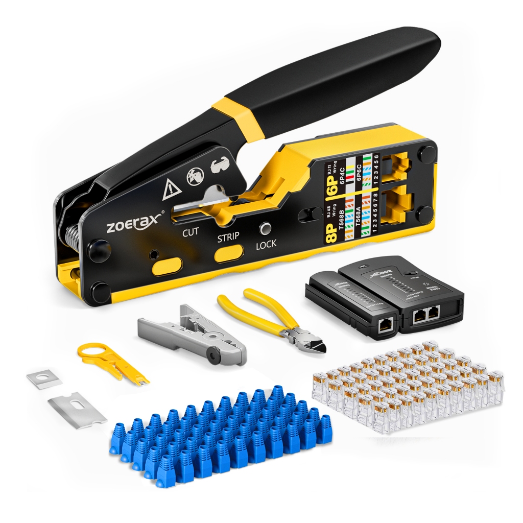 Jual ZoeRax RJ45 Kit Alat Crimping, Kit Perbaikan Alat Crimping ...