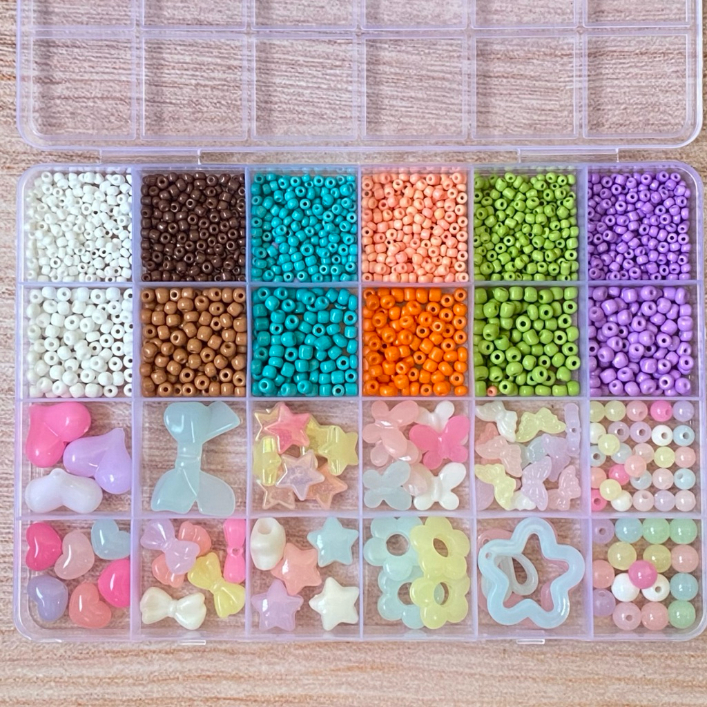 Jual Manik Manik Murah Lucu 1 Box DIY Beads Beads Manik manik