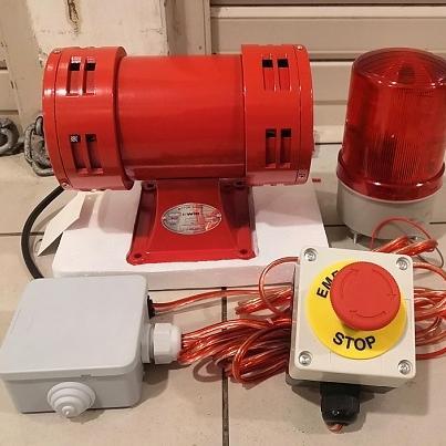 Jual Sirine peresmian EMERGENCY MS-490 Bahaya fire alarm 1 tombol plus ...