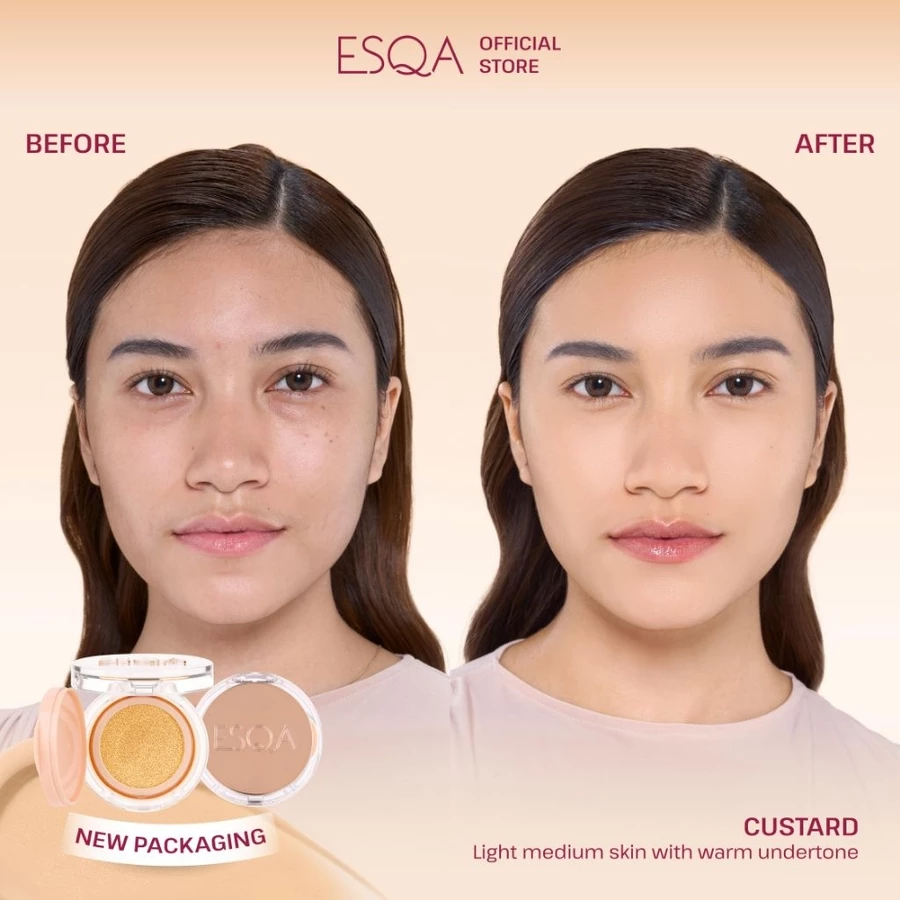 ESQA Flawless Cushion Serum SPF 50+ PA++++ Velvet Matte