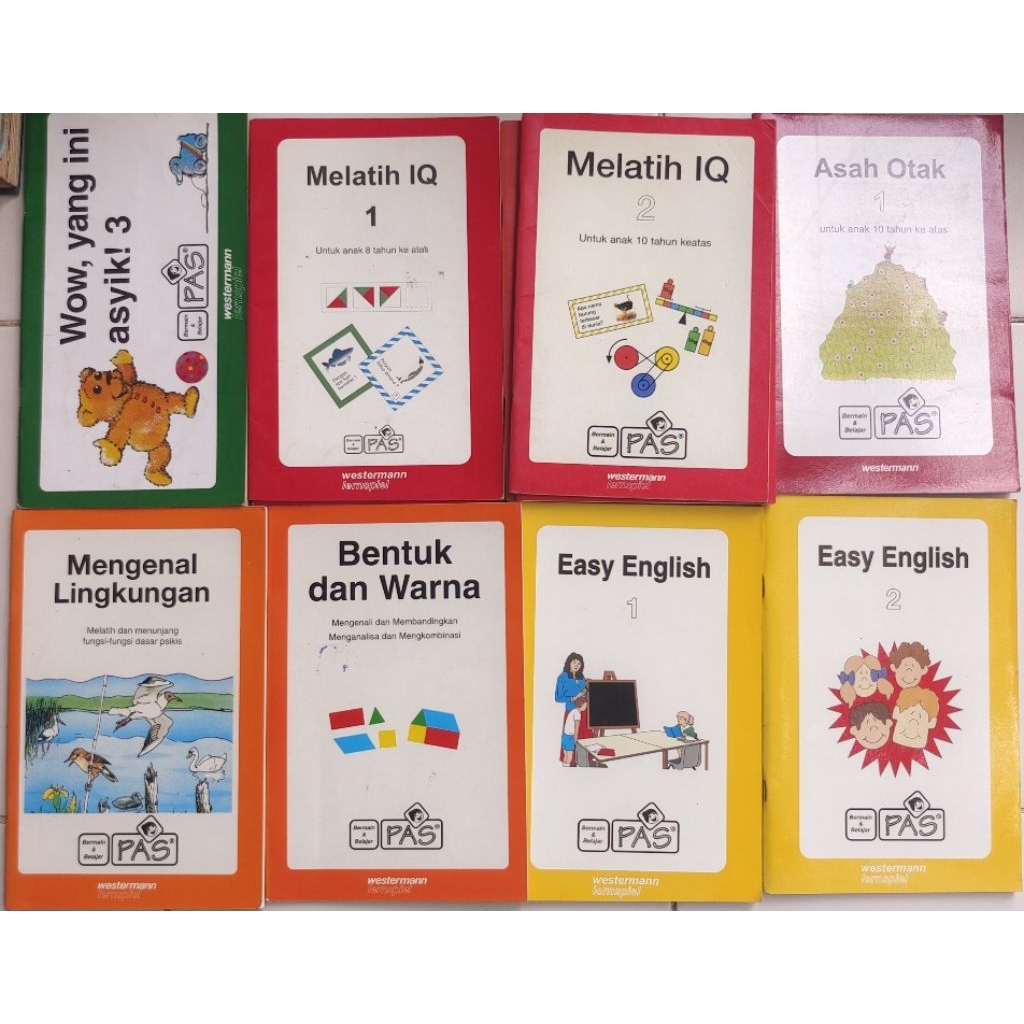 Jual BUKU WESTERMANN ASAH OTAK 1 & MALATIH IQ 1 & MELATIH IQ 2 & EASY ...
