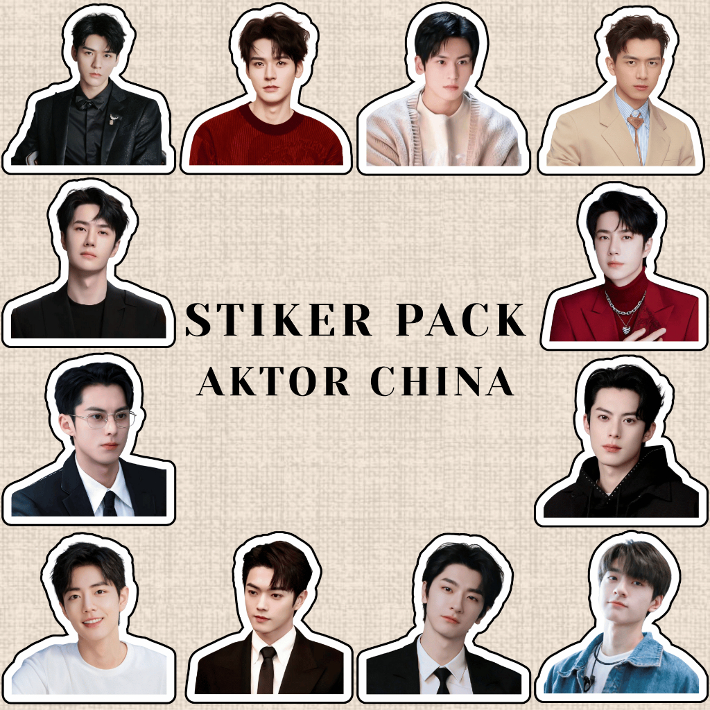 Jual Stiker Pack Aktor China | Shopee Indonesia