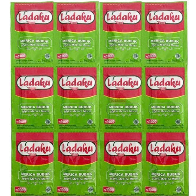 Jual Ladaku Merica Bubuk Murni Renceng 12 sachet | Shopee Indonesia