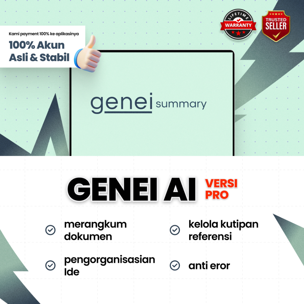 GENEI AI TEXT SUMMARIZER 30 HARI