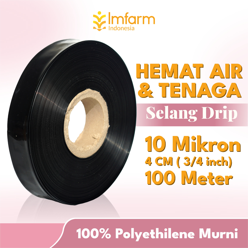 IMFARM - Selang Drip Infus 10 Micron 4 cm 100 Meter