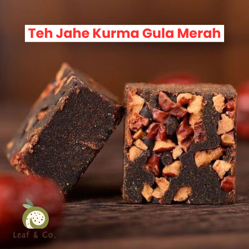 Jual Teh Gula Batu Merah Jahe Kurma Merah Angco / Brown Sugar Red Dates ...