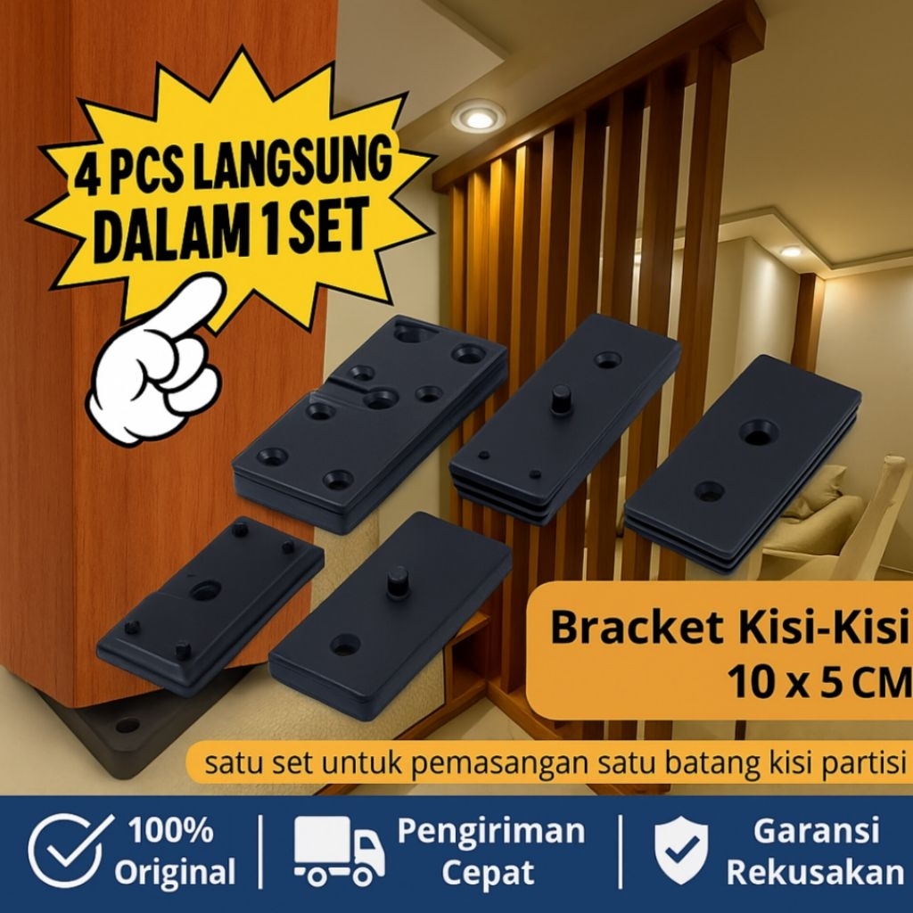Jual Bracket Hollow WPC 10x5 | Dudukan Kisi-Kisi | Penyangga Rangka WPC ...