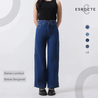 ESROCTE Naia Pants | Celana Loose Jeans High-Waist Wanita –001– 26–38