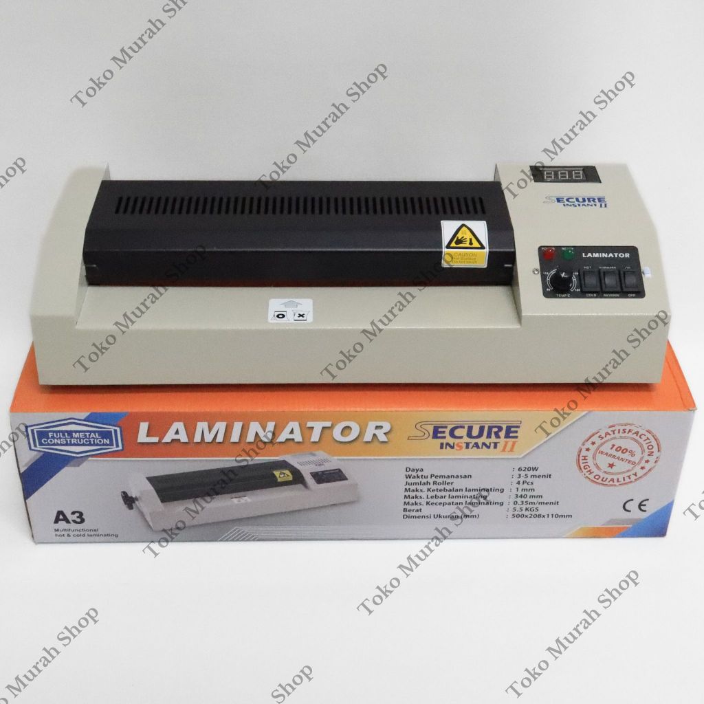 Jual Mesin Laminating Secure Instant II / Laminator Machine SECURE ...