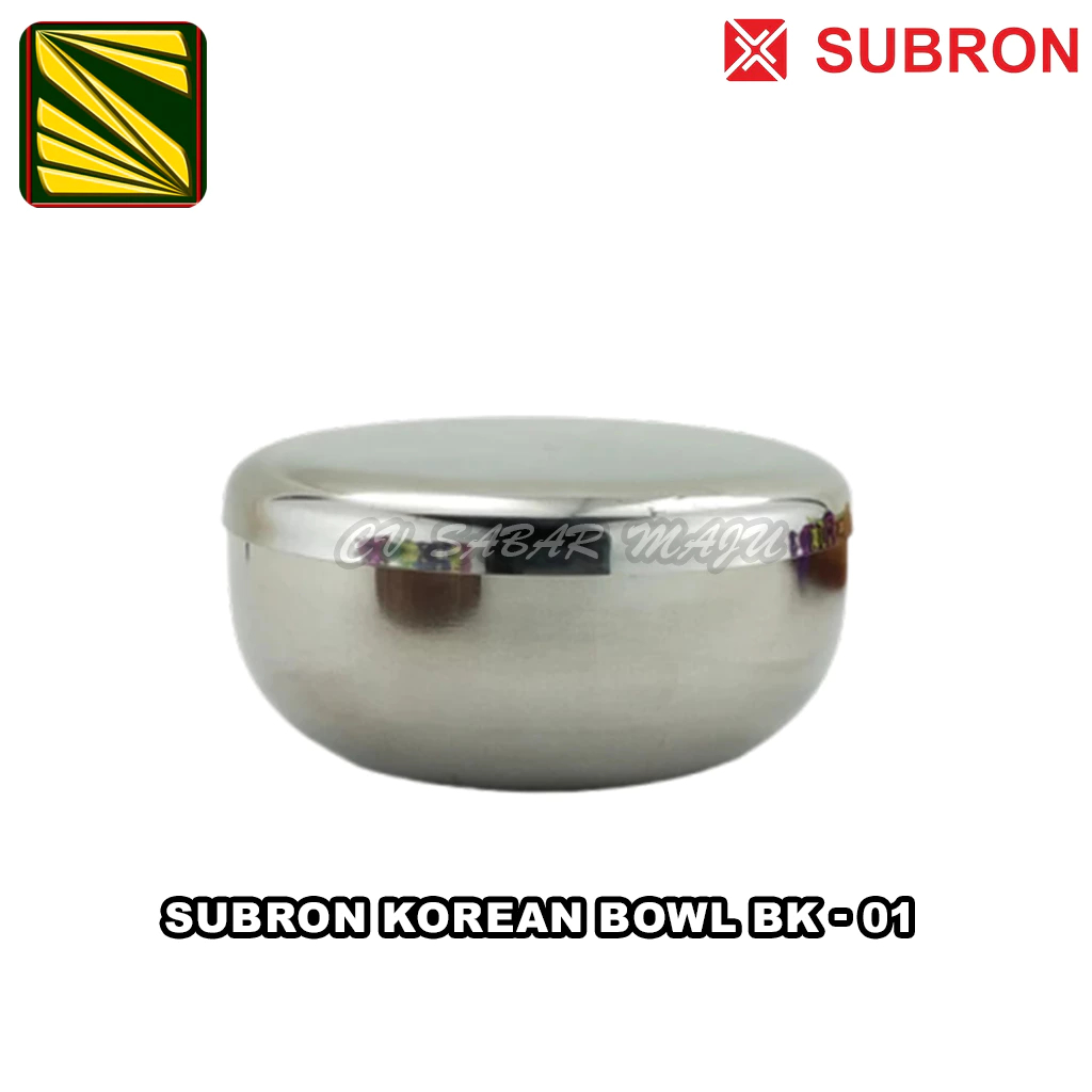 Jual SUBRON Korean Rice Bowl Mangkok Stainless Alat Makan Korea BK-01 ...