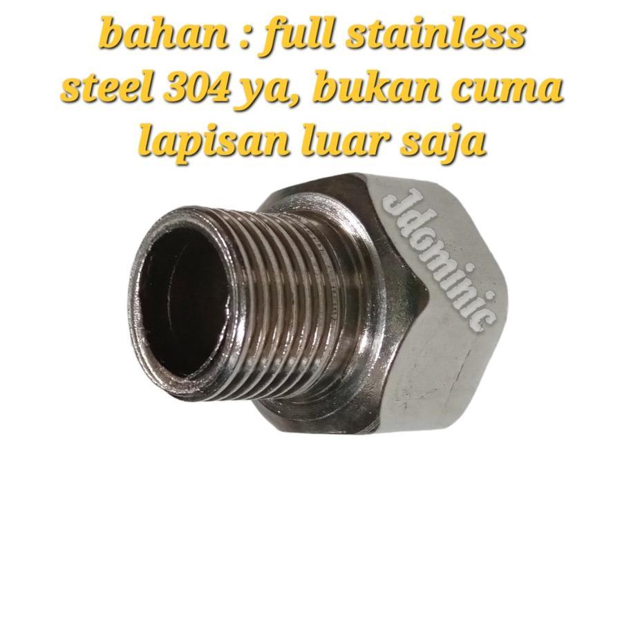Jual konverter converter drat luar laki 3/4 ke 1/2 ulir dalam cewek ...