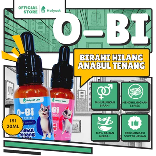 Holycatlabs O-BI Obat Penurun Birahi Kucing Herbal isi 20ml